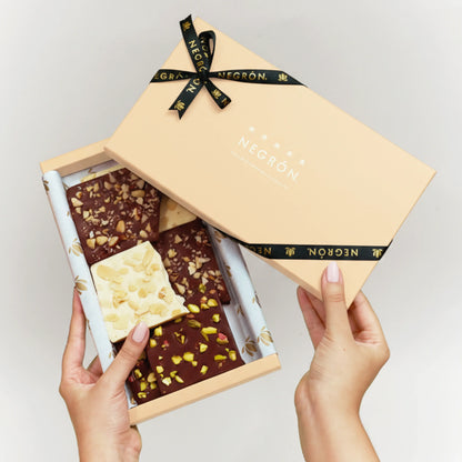 Barras de chocolate Negrón