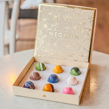 Cajas de bombones combinados Negrón