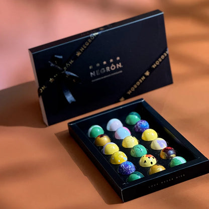 Cajas de bombones combinados Negrón