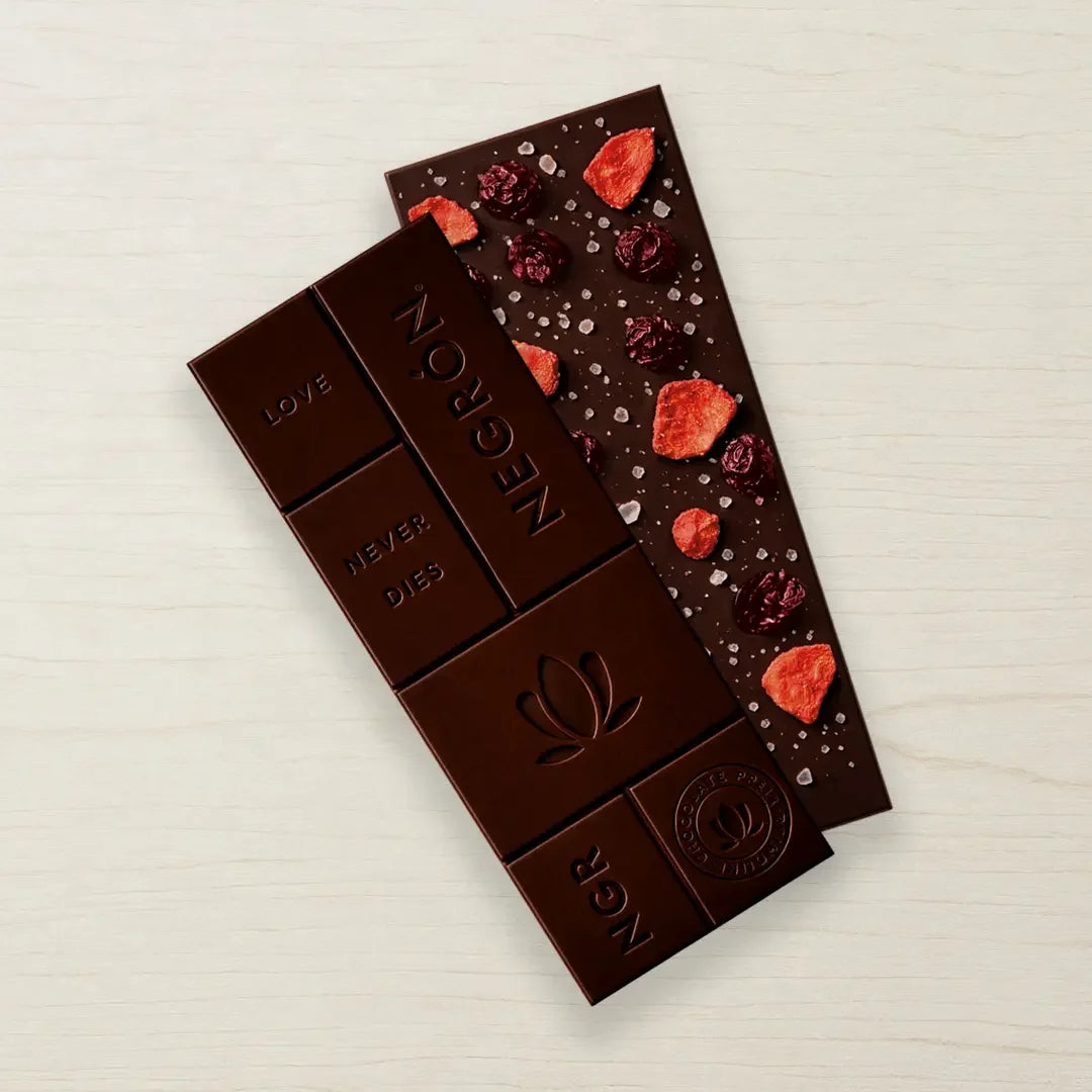 Barras de chocolate Negrón
